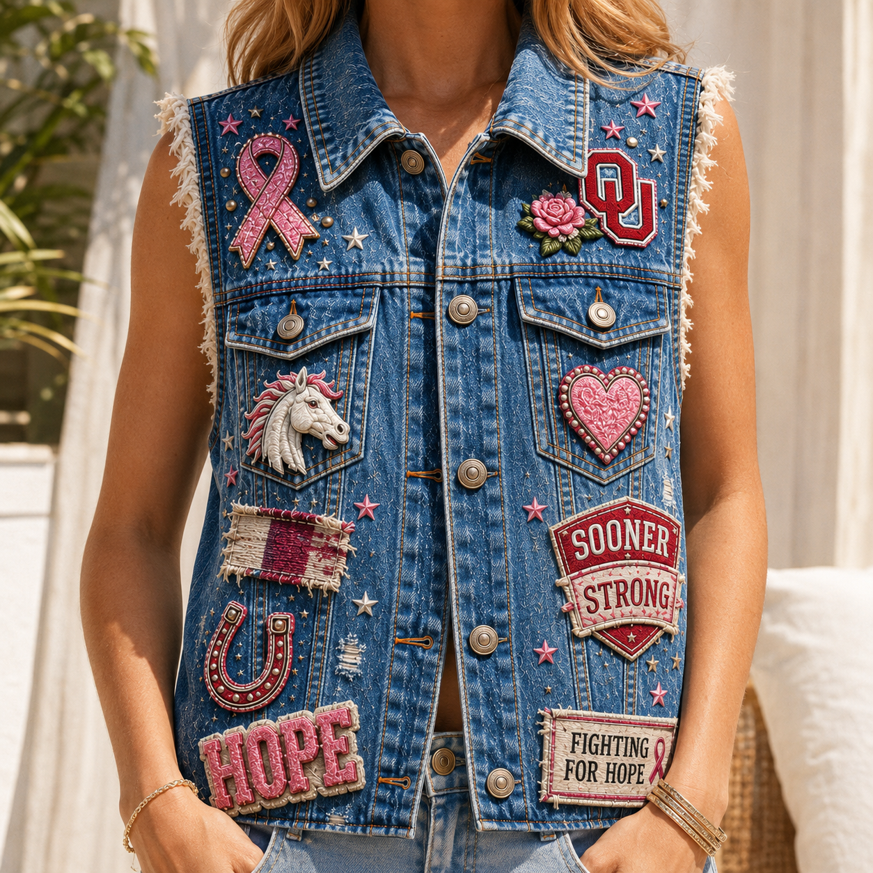 OSN PREMIUM DENIM VEST NTTB