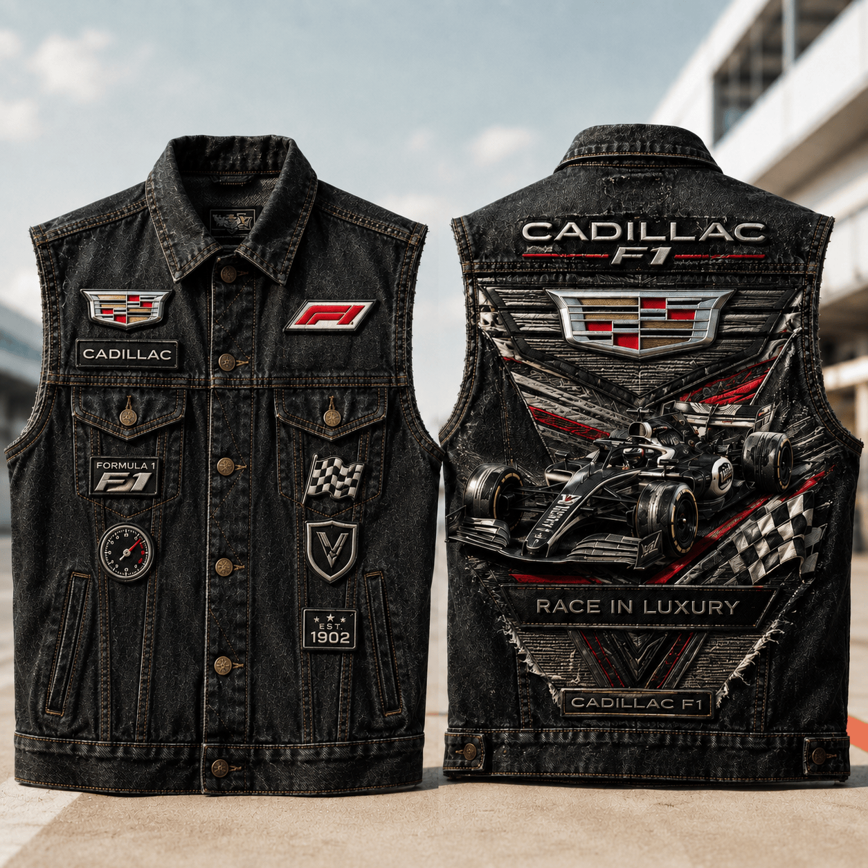 CAD PREMIUM DENIM VEST NVH