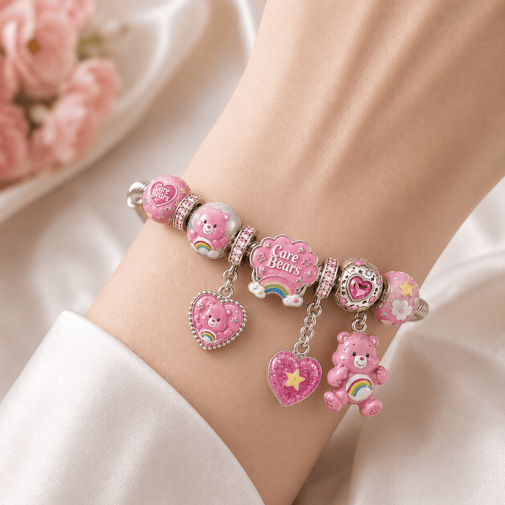 CRB silver Charm Bracelet Set BMD