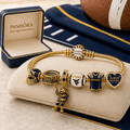 WVM Gold Charm Bracelet Set TMH