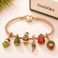 TGR Rose Gold Charm Bracelet Set TTTT