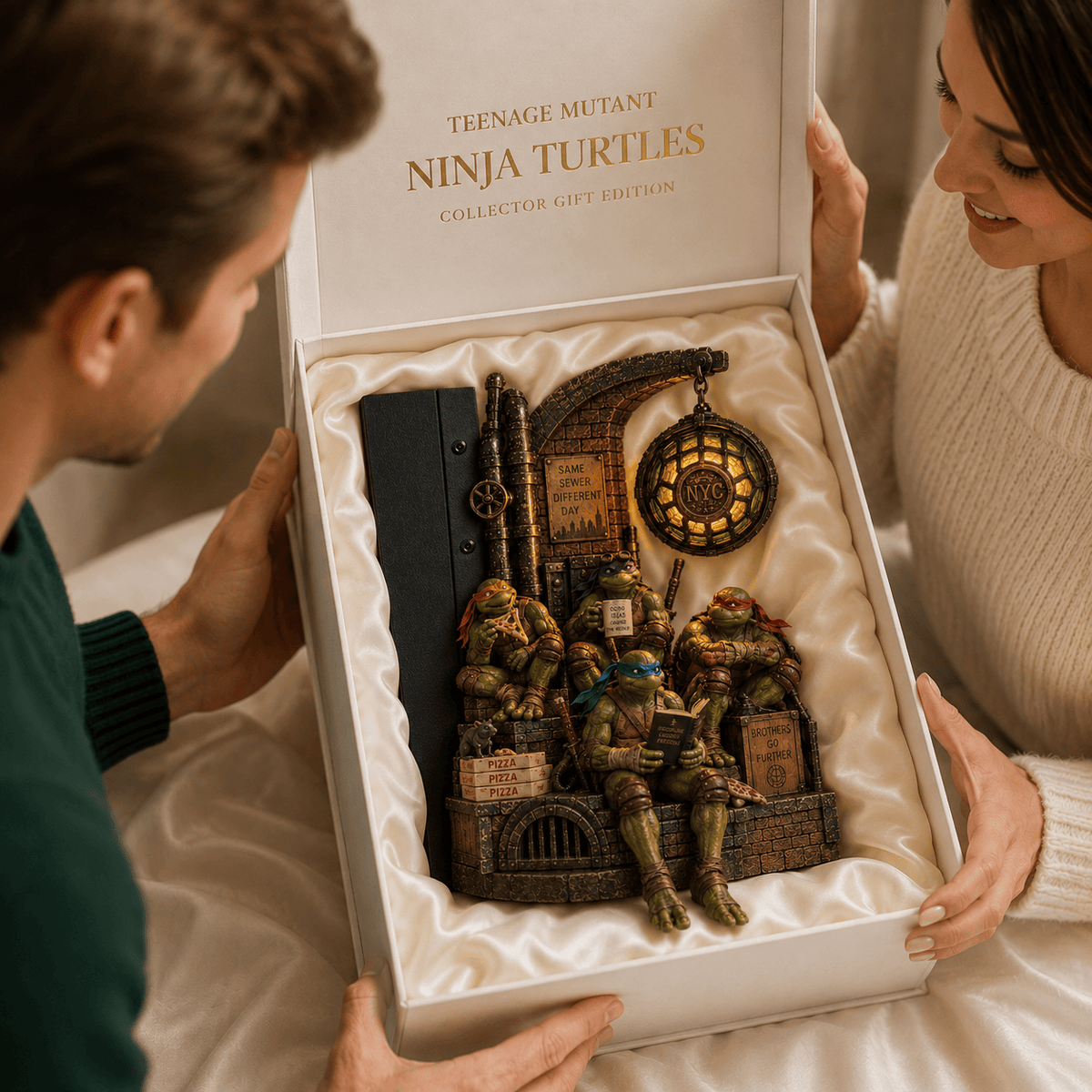 Premium NJT Bookshelf Figurines Lamp NTNA