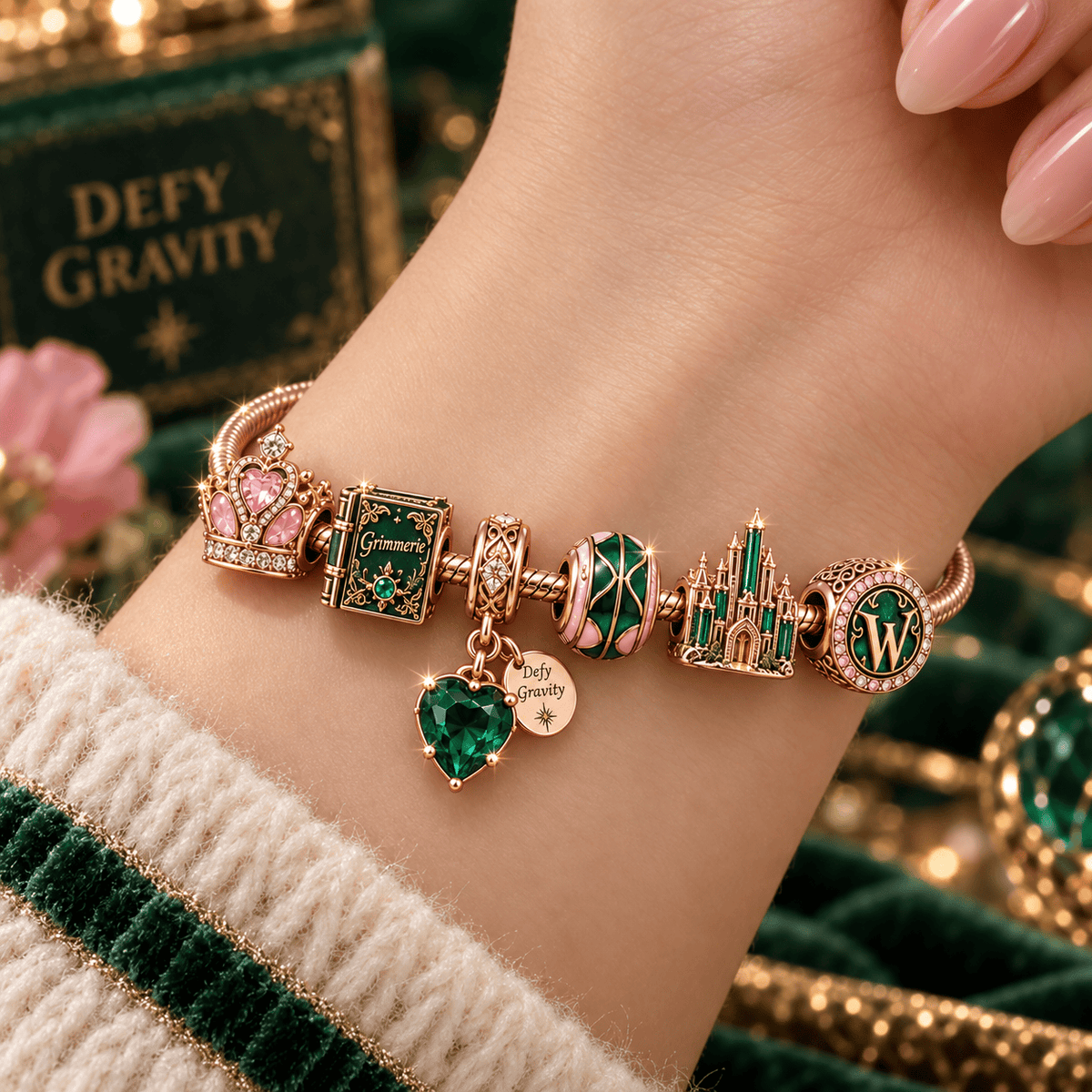 WCKD Gold Charm Bracelet Set PNPA