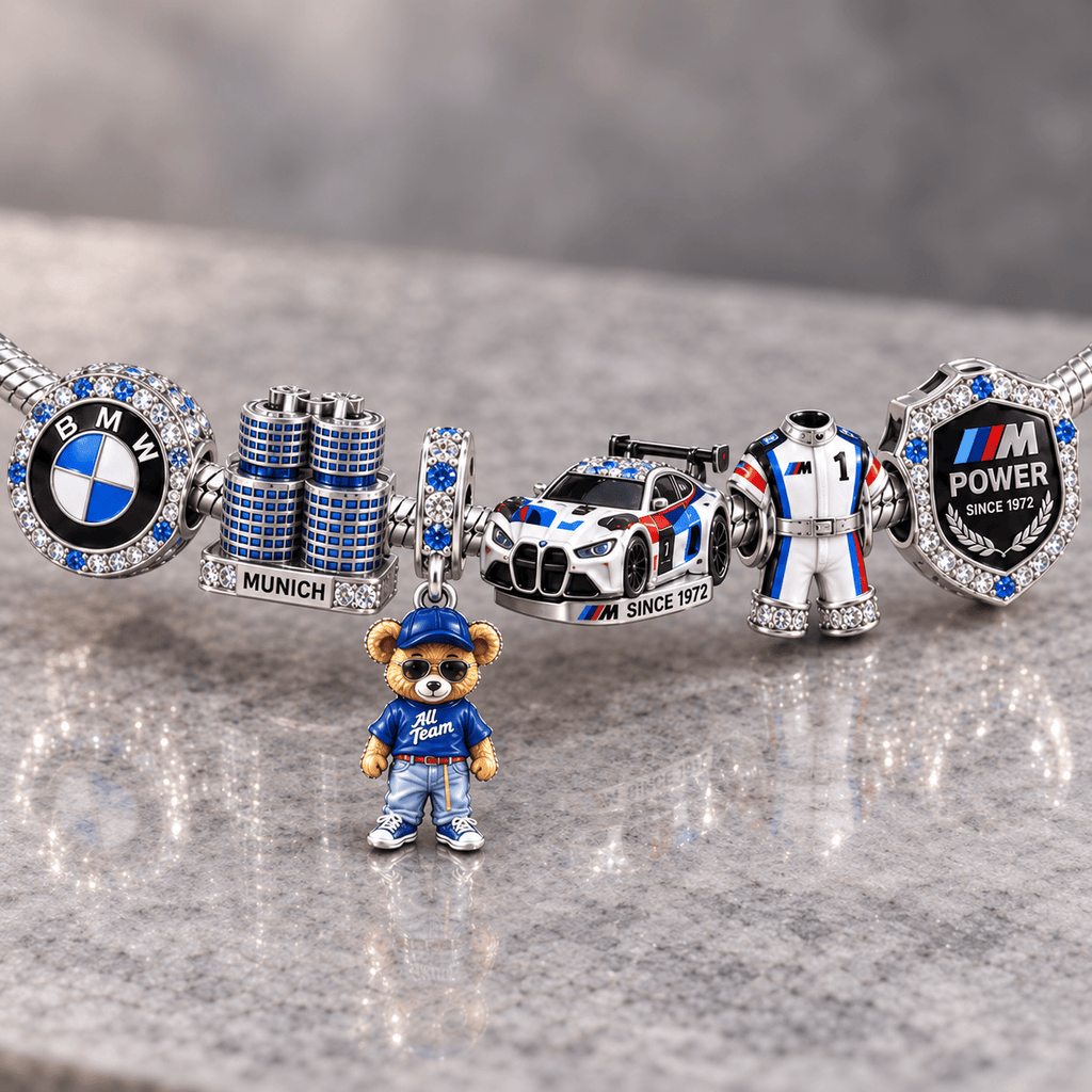 BW Silver Charm Bracelet Set NTVA