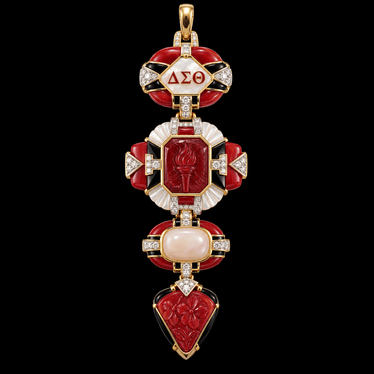 DST Premium Gold Totem Pendant LNTH