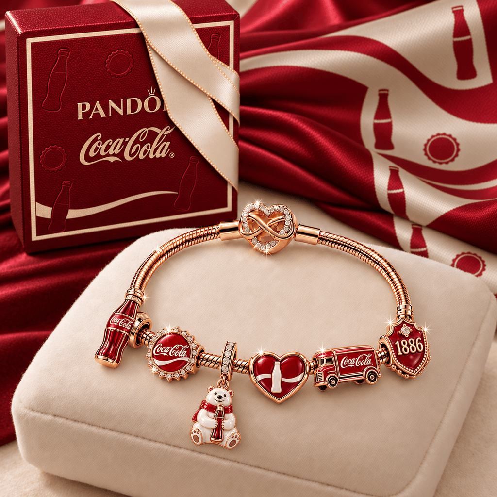 CCCL Rose Gold Charm Bracelet Set TMH
