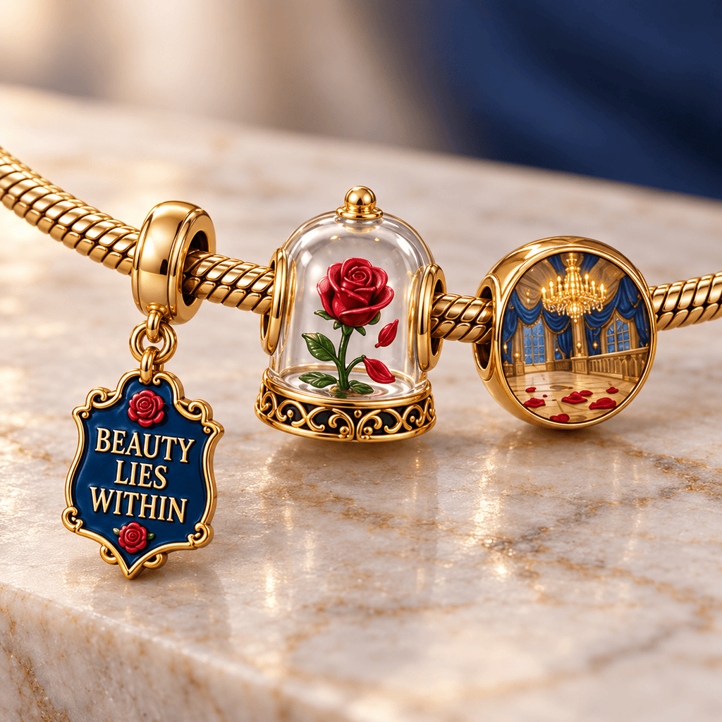 BATB Gold Charm Bracelet Set HQH